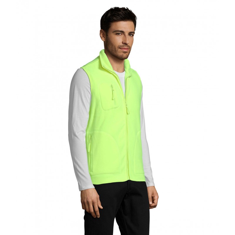 Sol's - Gilet polaire unisexe sans manches NORWAY - Jaune Fluo