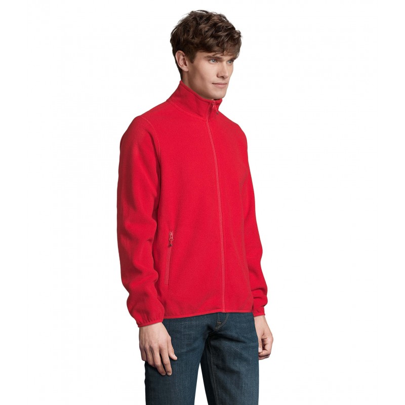 Sol's - Veste micropolaire zippée homme FACTOR MEN - Rouge