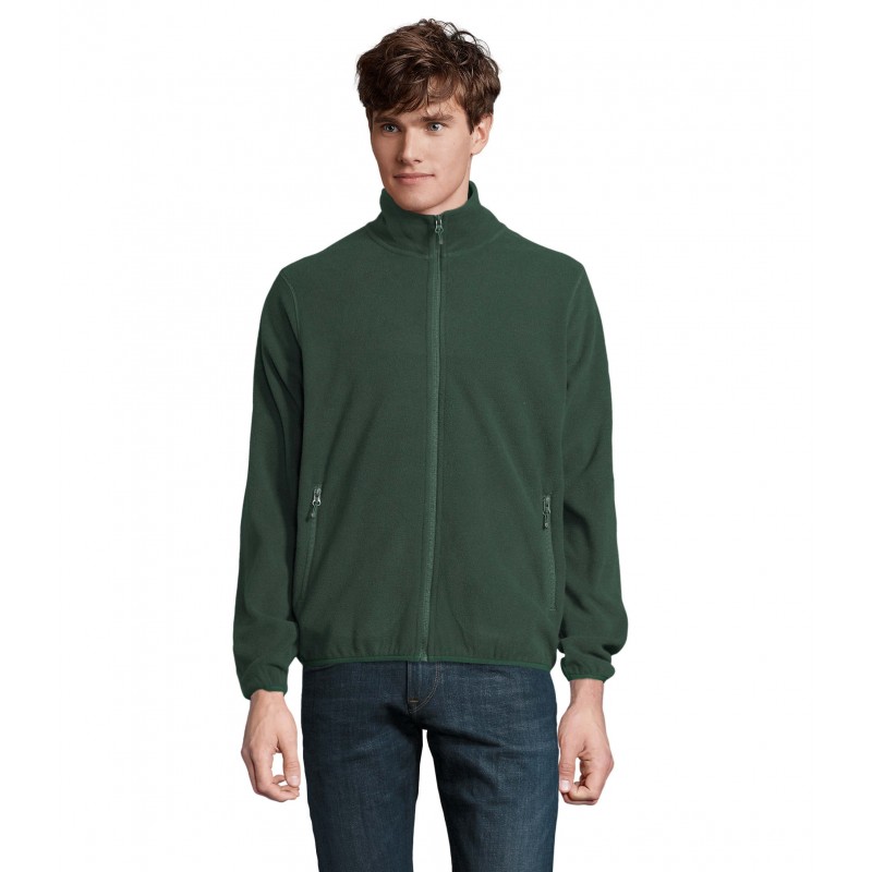 Sol's - Veste micropolaire zippée homme FACTOR MEN - Vert Forêt