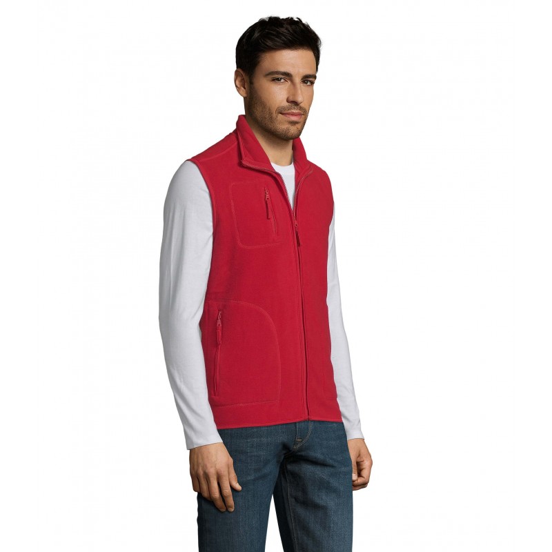 Sol's - Gilet polaire unisexe sans manches NORWAY - Rouge