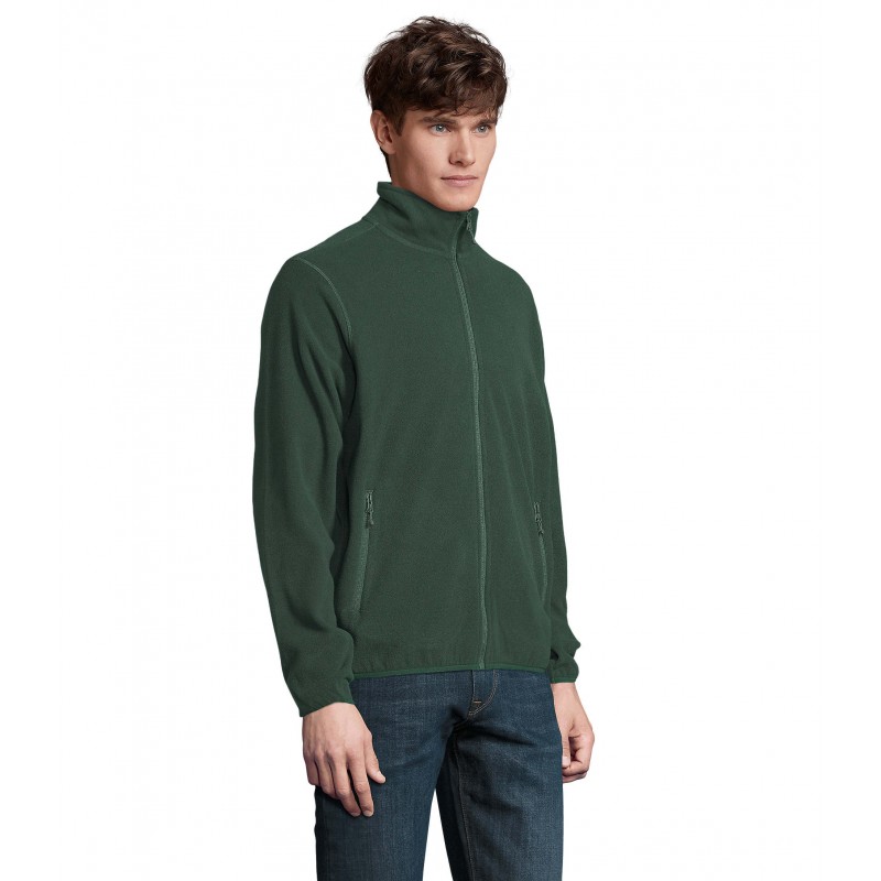 Sol's - Veste micropolaire zippée homme FACTOR MEN - Vert Forêt