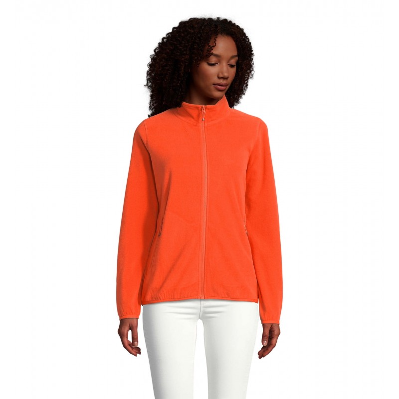 Sol's - Veste micropolaire zippée femme FACTOR WOMEN - Orange