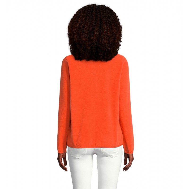 Sol's - Veste micropolaire zippée femme FACTOR WOMEN - Orange