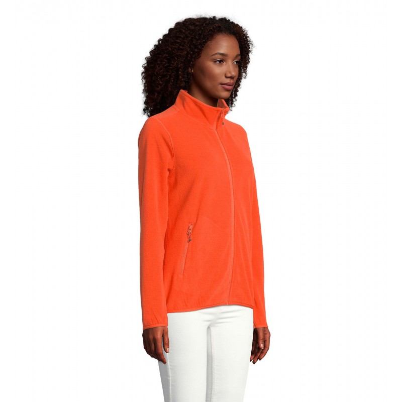 Sol's - Veste micropolaire zippée femme FACTOR WOMEN - Orange