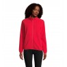Sol's - Veste micropolaire zippée femme FACTOR WOMEN - Rouge