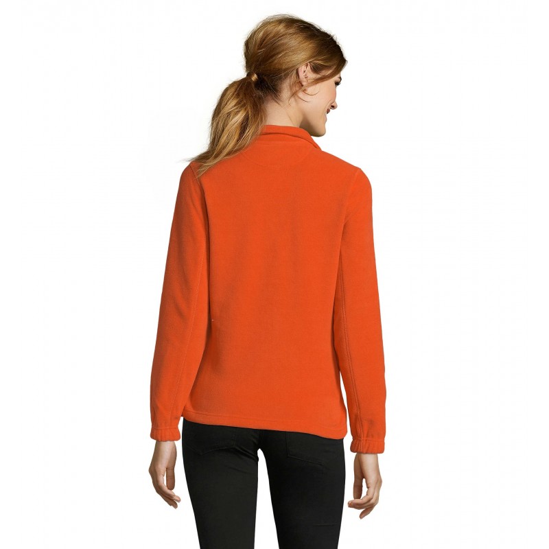Sol's - Veste micropolaire zippée femme NORTH WOMEN - Orange