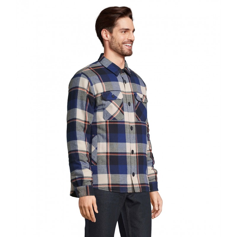 Sol's - Surchemise carreaux unisexe NOAH - Bleu Royal