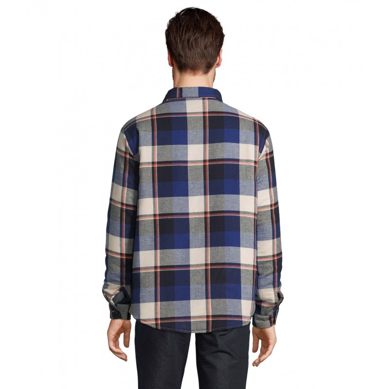 Sol's - Surchemise carreaux unisexe NOAH - Bleu Royal