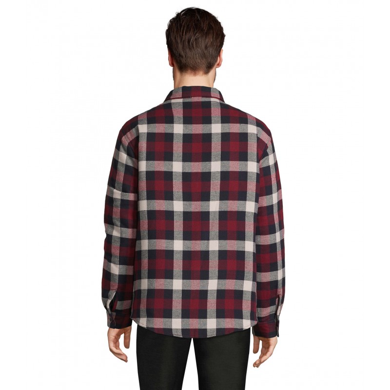 Sol's - Surchemise carreaux unisexe NOAH - Bordeaux Moyen
