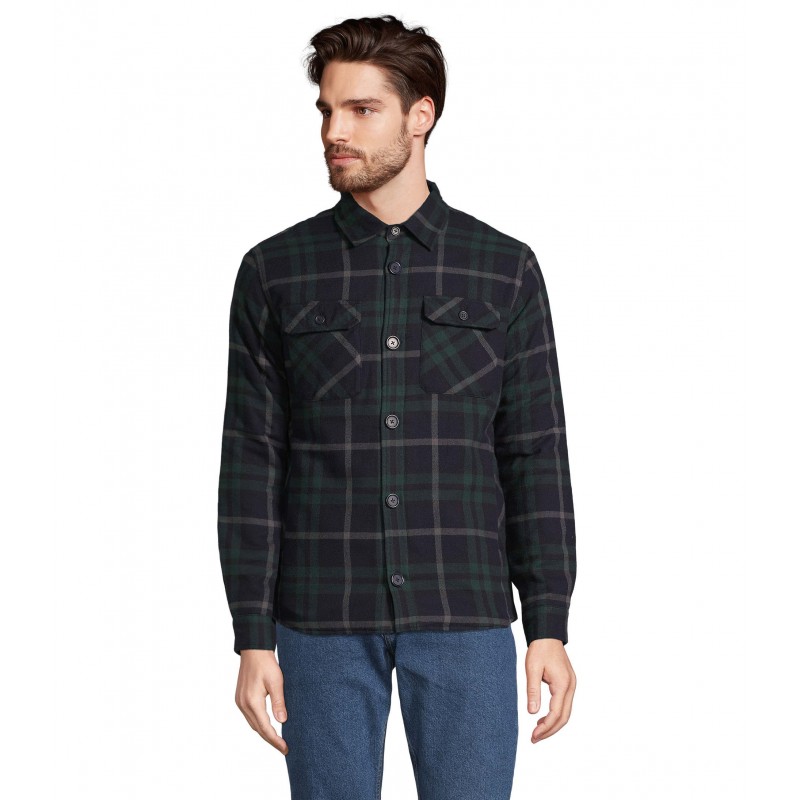 Sol's - Surchemise carreaux unisexe NOAH - Vert Empire
