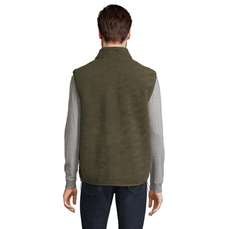 Sol's - Bodywarmer sherpa unisexe FURY BW - Army/armyfonce