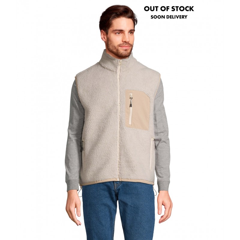 Sol's - Bodywarmer sherpa unisexe FURY BW - Beige Nat/beige