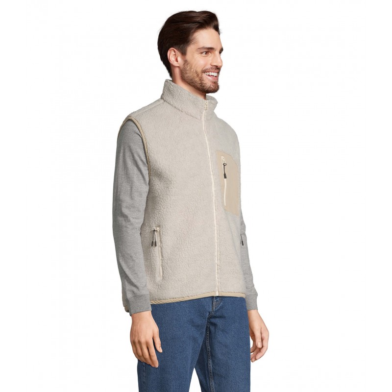 Sol's - Bodywarmer sherpa unisexe FURY BW - Beige Nat/beige