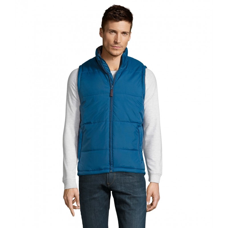 Sol's - Bodywarmer matelassé WARM - Bleu Ardoise