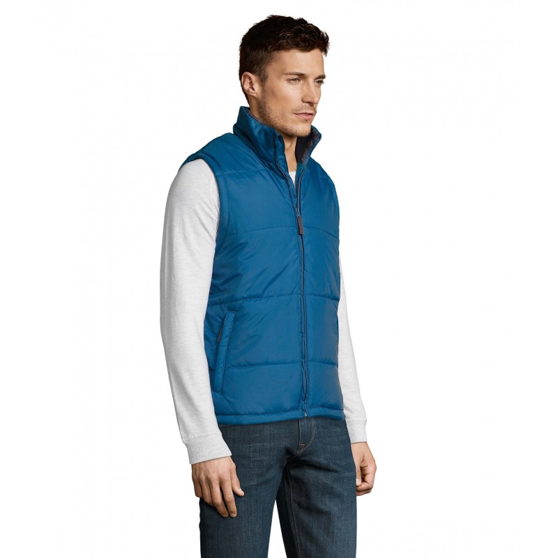 Sol's - Bodywarmer matelassé WARM - Bleu Ardoise