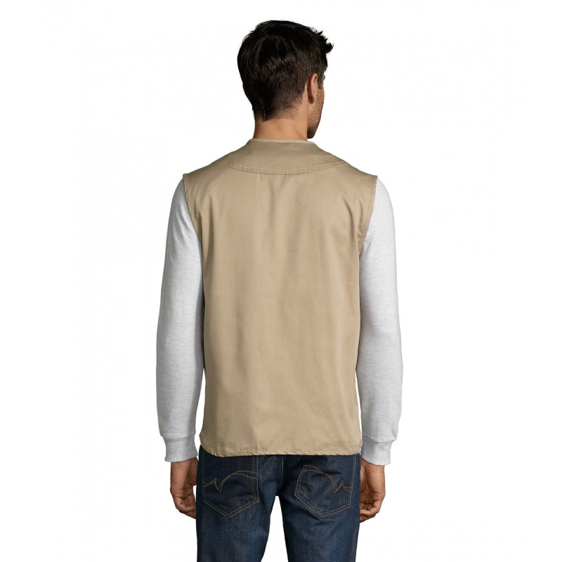 Sol's - Gilet reporter multipoches WILD - Corde