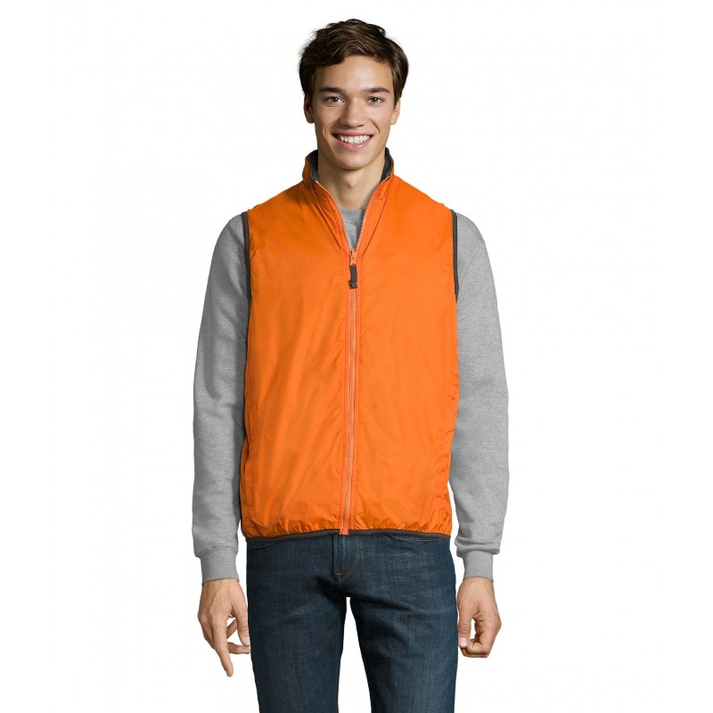 Sol's - Bodywarmer unisexe réversible contrasté WINNER - Orange