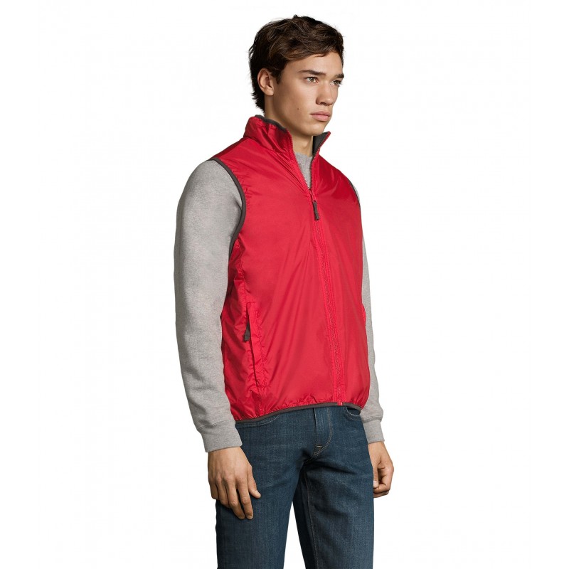 Sol's - Bodywarmer unisexe réversible contrasté WINNER - Rouge