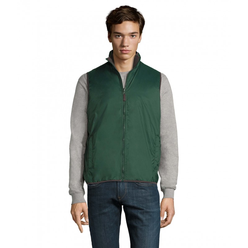 Sol's - Bodywarmer unisexe réversible contrasté WINNER - Vert Forêt