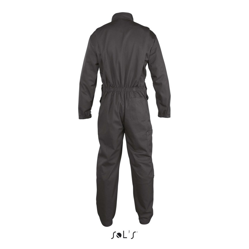 Sol's - Combinaison workwear double zip JUPITER PRO - Gris Foncé