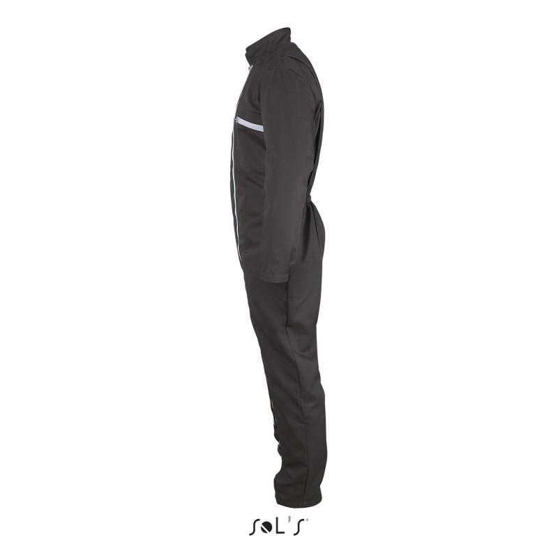 Sol's - Combinaison workwear double zip JUPITER PRO - Gris Foncé