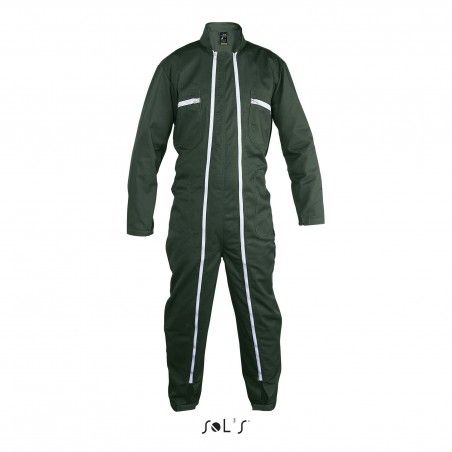 Sol's - Combinaison workwear double zip JUPITER PRO - Vert Pro