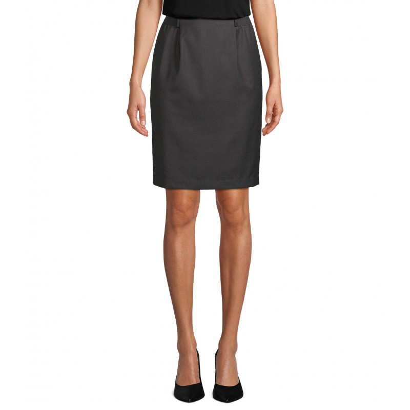 Neoblu - Jupe droite CONSTANCE - Anthracite Chiné