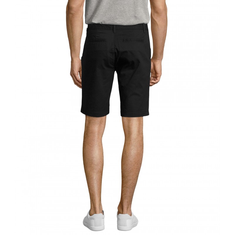 Sol's - Bermuda chino homme JASPER - Noir