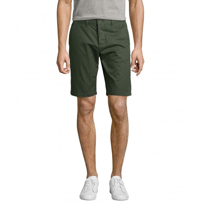 Sol's - Bermuda chino homme JASPER - Vert Forêt