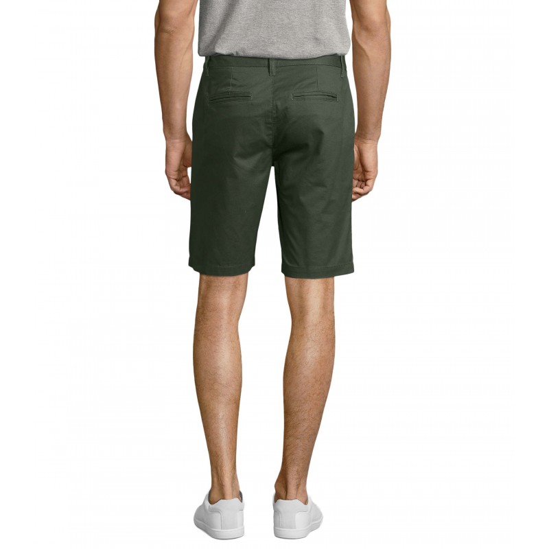 Sol's - Bermuda chino homme JASPER - Vert Forêt