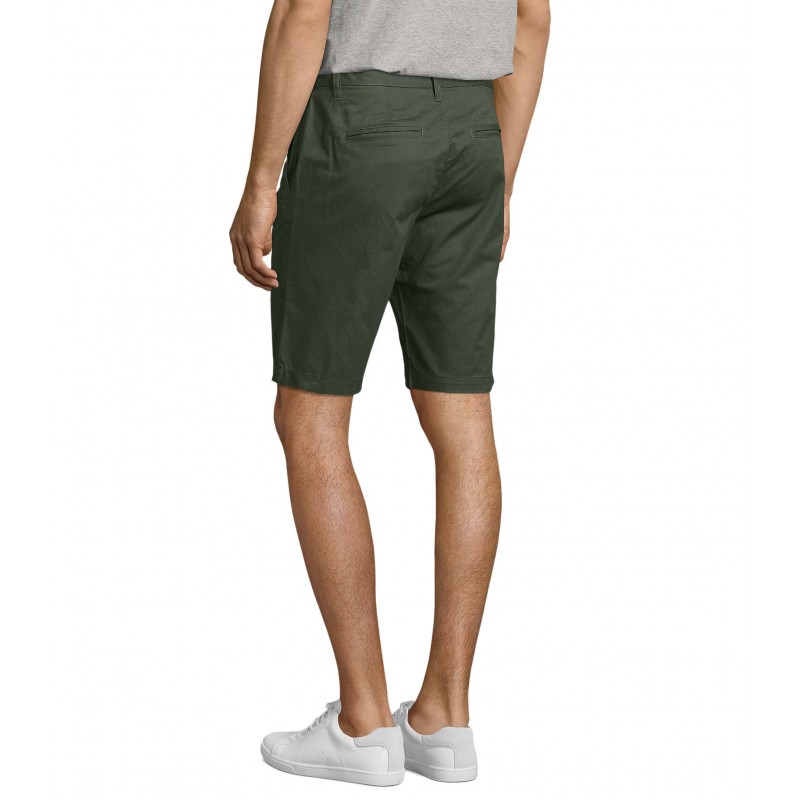 Sol's - Bermuda chino homme JASPER - Vert Forêt