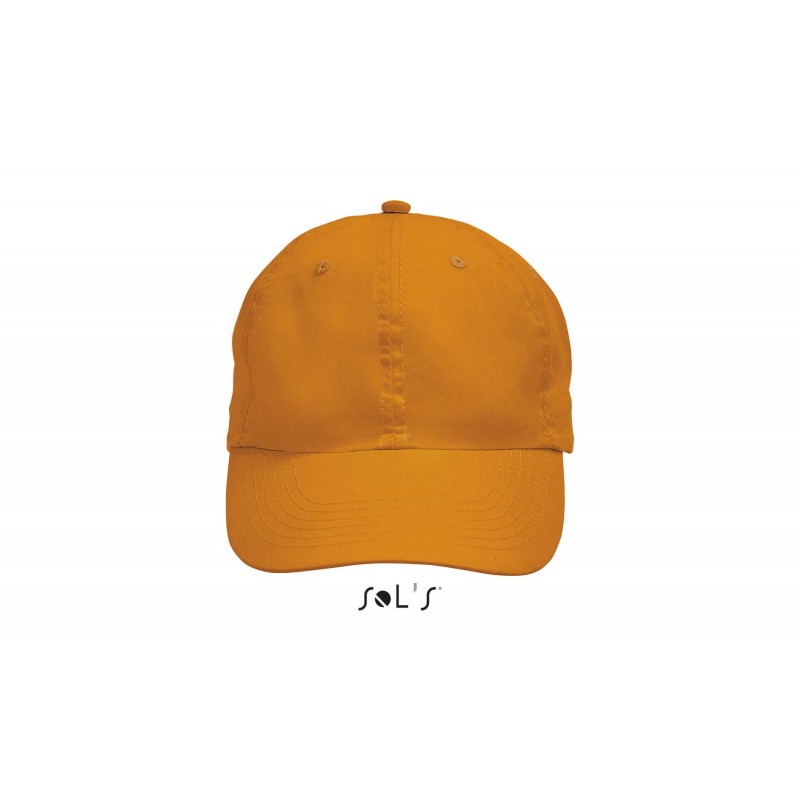 Sol's - Casquette 6 panneaux METEOR - Neon Orange