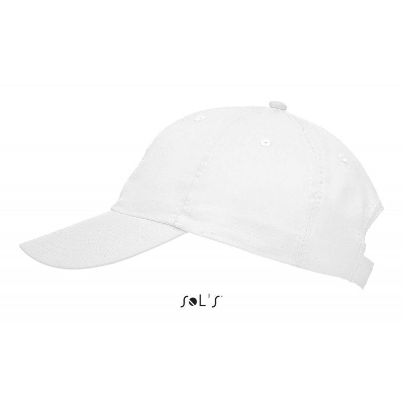 Sol's - Casquette 6 panneaux METEOR - Blanc