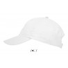 Sol's - Casquette 6 panneaux METEOR - Blanc