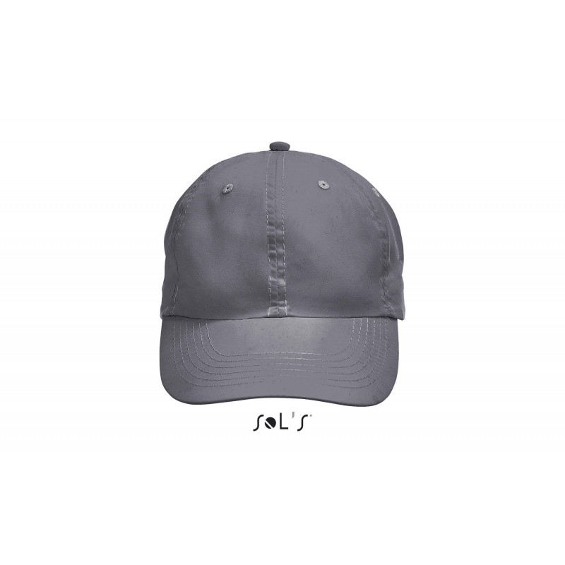 Sol's - Casquette 6 panneaux METEOR - Gris Foncé