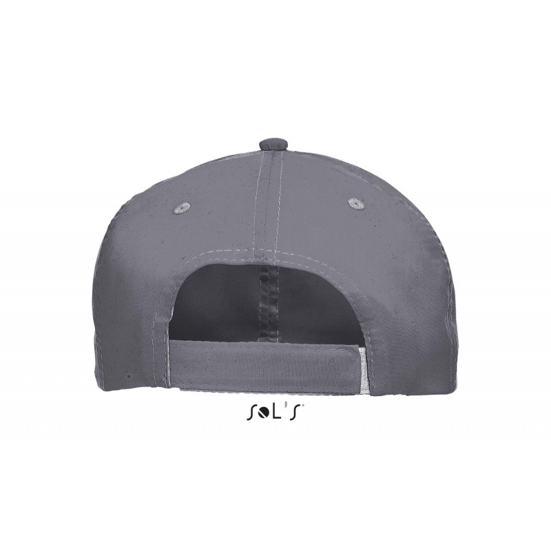 Sol's - Casquette 6 panneaux METEOR - Gris Foncé