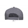 Sol's - Casquette 6 panneaux METEOR - Gris Foncé