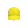 Sol's - Casquette 6 panneaux METEOR - Jaune Fluo