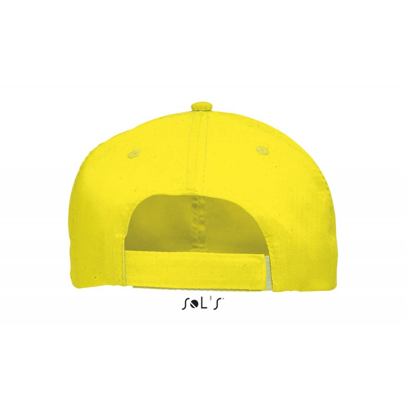 Sol's - Casquette 6 panneaux METEOR - Jaune Fluo