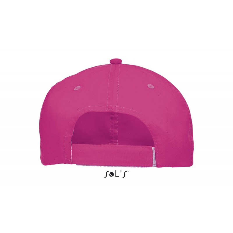 Sol's - Casquette 6 panneaux METEOR - Rose Fluo