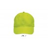 Sol's - Casquette 6 panneaux METEOR - Vert Fluo