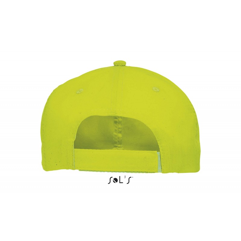 Sol's - Casquette 6 panneaux METEOR - Vert Fluo