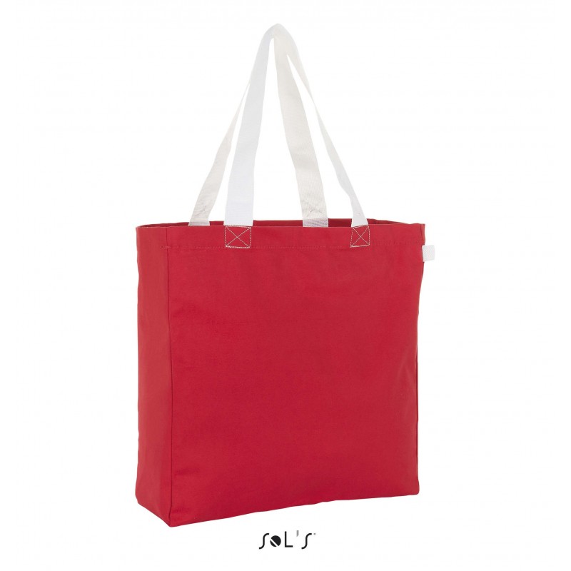 Sol's - Sac shopping LENOX - Rouge / Blanc