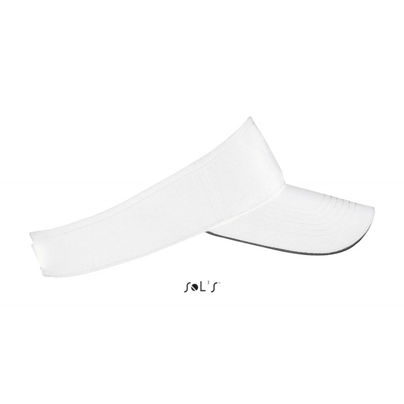Sol's - Visière unisexe ACE - Blanc / Noir