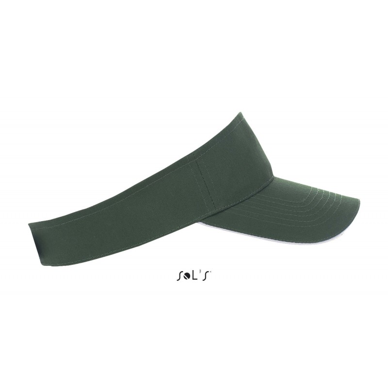 Sol's - Visière unisexe ACE - Vert Forêt / Blanc