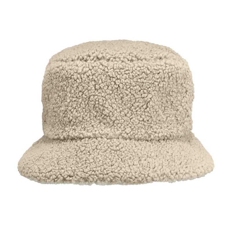 Sol's - Bob réversible sherpa et velours BUCKET 2IN1 - Army/beige Nat
