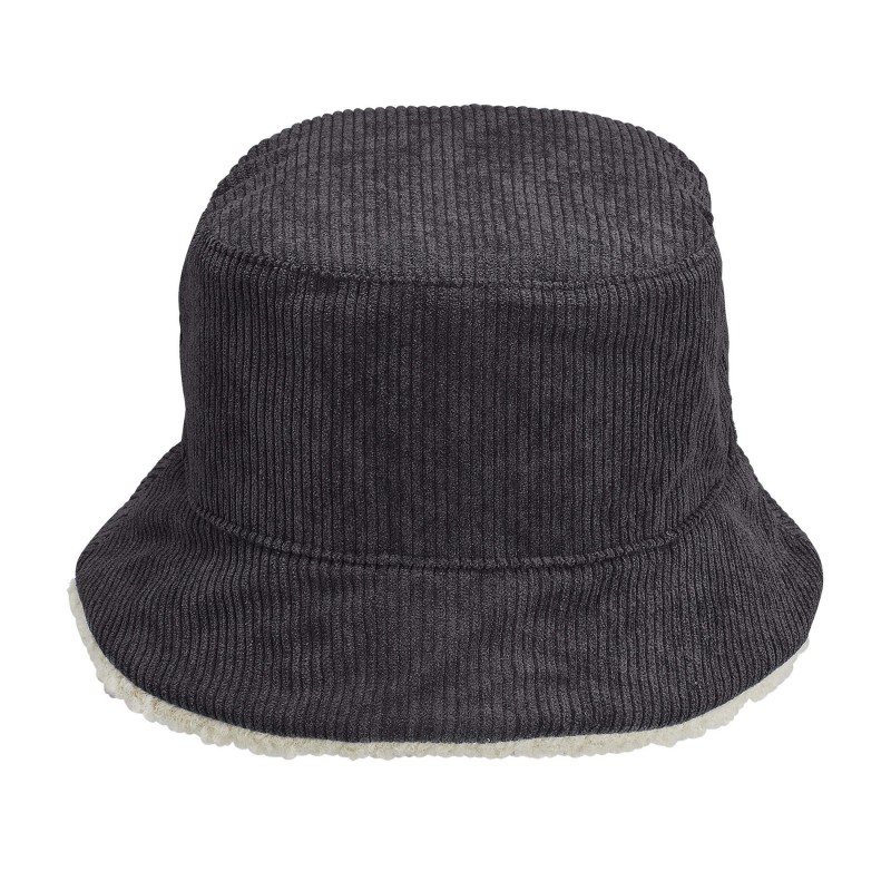 Sol's - Bob réversible sherpa et velours BUCKET 2IN1 - Grisca/beige Na