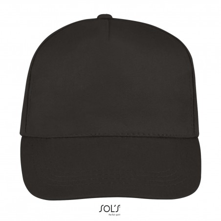 Sol's - Casquette 5 panneaux BUZZ - Gris Foncé