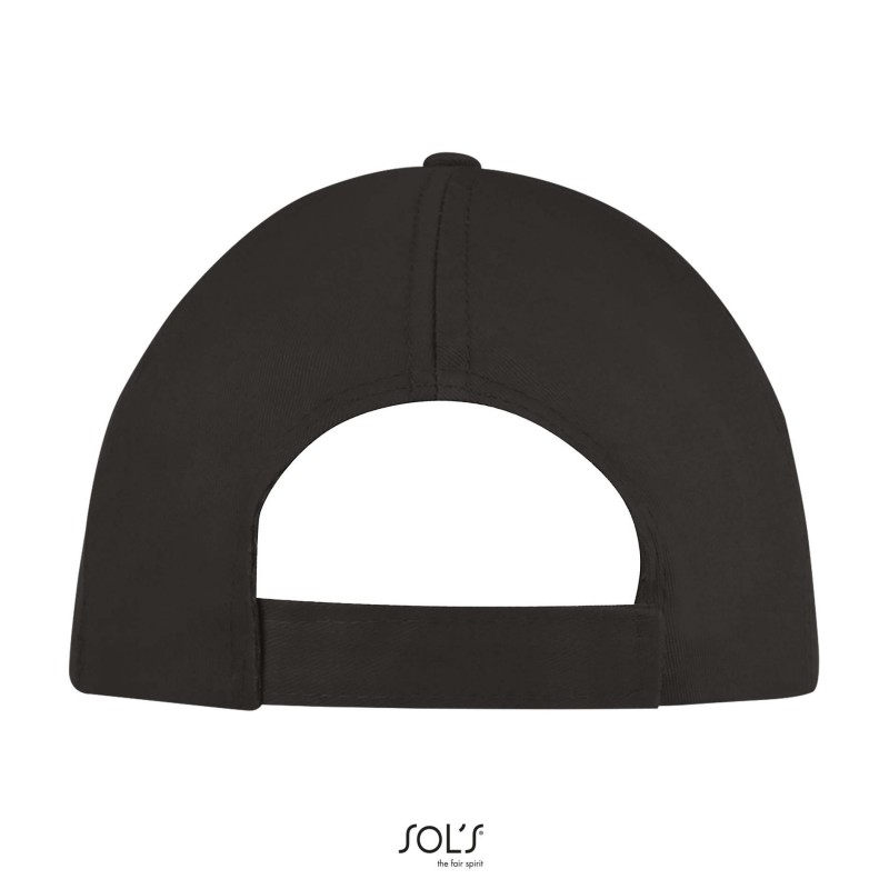 Sol's - Casquette 5 panneaux BUZZ - Gris Foncé