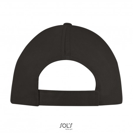Sol's - Casquette 5 panneaux BUZZ - Gris Foncé
